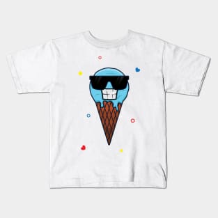 Cool ice cream emote Kids T-Shirt